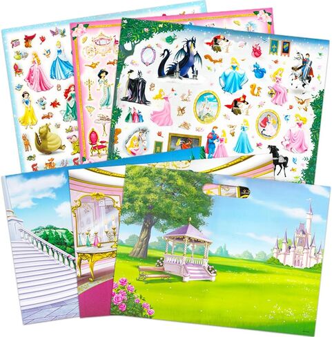 Disney Princess Stickers Ultimate Activity Pad - Bundle with Over 1000 Disney Princess Stickers, Sticker Scenes, Activity Pages, More for Kids Boys Girls in Saudi Arabia
