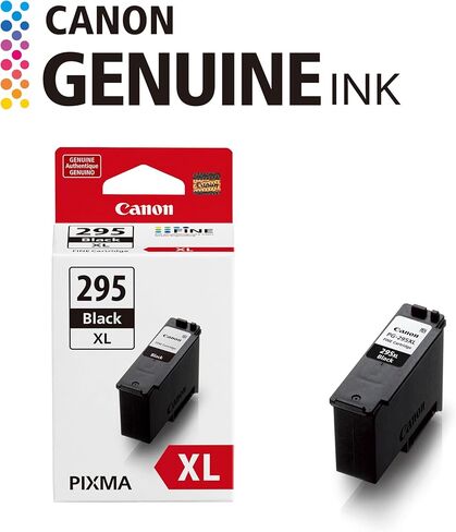Canon PG-295XL Genuine Black Ink Cartridge, Compatible with TR7120, TS6520, TS4320 in Saudi Arabia