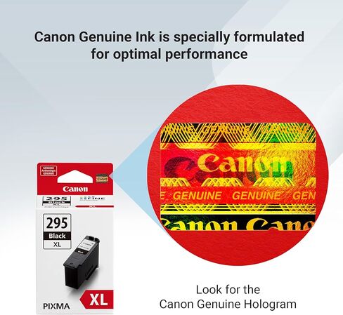 Canon PG-295XL Genuine Black Ink Cartridge, Compatible with TR7120, TS6520, TS4320 in Saudi Arabia
