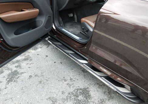 2 Pieces Running Board Fits for Volvo XC60 2018 2019 2020 2021 2022 Aluminium Running Board Side Step Nerf Bar in Saudi Arabia