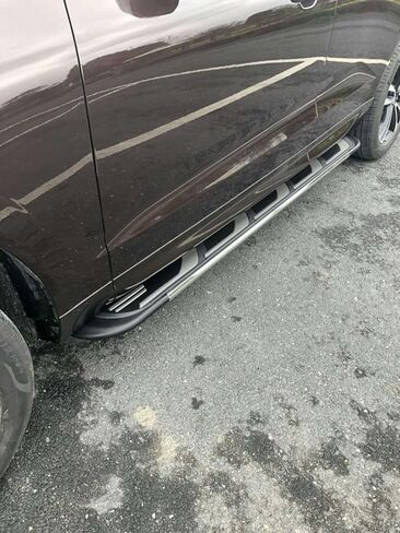 2 Pieces Running Board Fits for Volvo XC60 2018 2019 2020 2021 2022 Aluminium Running Board Side Step Nerf Bar in Saudi Arabia