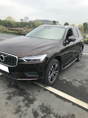 2 Pieces Running Board Fits for Volvo XC60 2018 2019 2020 2021 2022 Aluminium Running Board Side Step Nerf Bar in Saudi Arabia