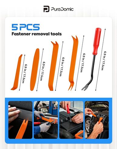 1240Pcs Car Retainer Clips & Body Clips Kit-32 Popular Sizes Nylon Bumper, Fender Rivets, Door Panel Clips, Plastic Rivets with 10 Cable Ties & Remover Tool for Toyota GM Ford Honda Chrysler in Saudi Arabia