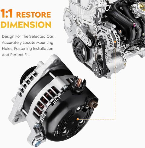New Alternator for Ford F150 F-150 F150 V8 5.0L 5.0 2011 2012 2013 2014, 104210-6270, 104210-6660 in Saudi Arabia