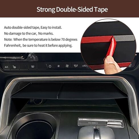 Center Console Organizer Tray Compatible with Mazda CX-90 2024-2026, ABS Armrest Storage Box Organizer Insert, Custom Fit Interior Accessories 1PCS Black in Saudi Arabia
