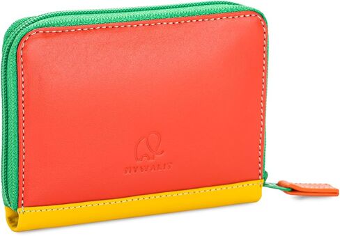 حامل بطاقات الائتمان بسحاب من مايواليت - جلد، نوع المروحة، 9 بطاقات، أقسام الملاحظات in Kuwait