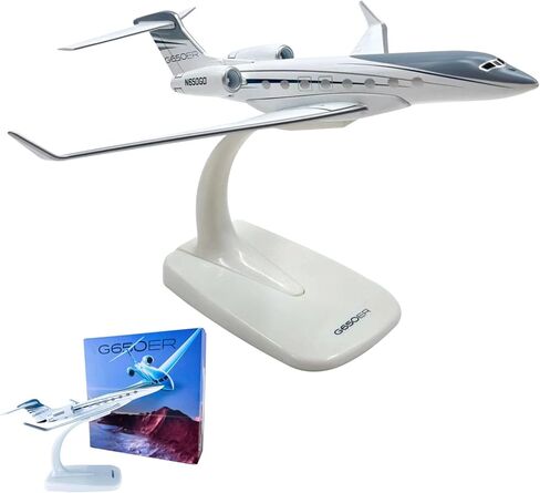 1:200 نموذج طائرة نفاثة، طائرة جلف ستريم G650 نموذج طائرة من خليط معدني لديكور المكتب والتشكيلة أو الهدايا (6.3 × 5.9 بوصة) in Saudi Arabia