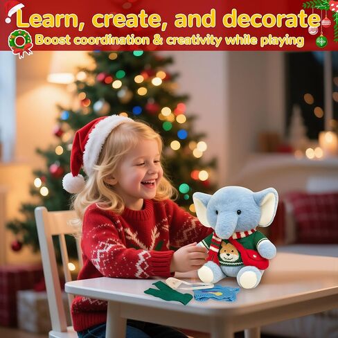 حيوان محشو على شكل قرد مع 9 ملابس وإكسسوارات، 12 في عيد الميلاد للأحفاد، جائزة هدايا عيد الميلاد للفصل الدراسي، لعبة قرد محشوة لطيفة من القطيفة، لعبة قرد للأطفال in Kuwait