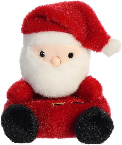 Aurora® Adorable Palm Pals™ Santa Stuffed Animal - Fun Collectible Plush for Kids and Adult Collectors - Perfect for Decorating Rooms and Birthday Gifts - Red 4.5 Inches in Saudi Arabia
