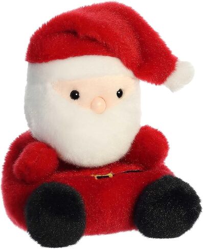 Aurora® Adorable Palm Pals™ Santa Stuffed Animal - Fun Collectible Plush for Kids and Adult Collectors - Perfect for Decorating Rooms and Birthday Gifts - Red 4.5 Inches in Saudi Arabia
