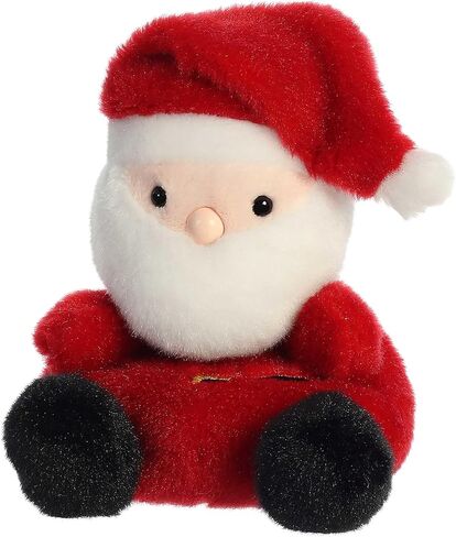 Aurora® Adorable Palm Pals™ Santa Stuffed Animal - Fun Collectible Plush for Kids and Adult Collectors - Perfect for Decorating Rooms and Birthday Gifts - Red 4.5 Inches in Saudi Arabia