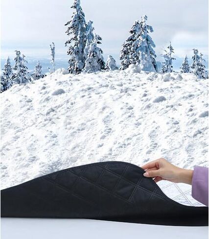 Windshield Cover for Ice and Snow, Waterproof Windproof Foldable Windshield Snow Frost Guard Cover for Cars, SUVS,Truck,Van Winter Car Accessories (55"x40") in Saudi Arabia