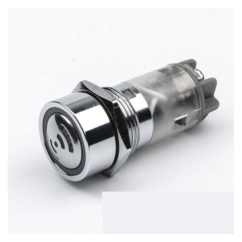 Metal Buzzer 16MM19MM22MM Intermittent Flash LED high Decibel Prompt 12V24V Waterproof Alarm(19MM) in Saudi Arabia