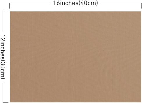 Oranllow 4 عبوات من أوراق تفلون PTFE للضغط الحراري، 16 × 12 ورقة نقل غير لاصقة، ضغط حراري مع 3 لفات شريط نقل مجموعة لمقاومة الحرارة (16 × 12 بوصة ورقة تفلون 4P وشريط حراري 10 مم) in Saudi Arabia