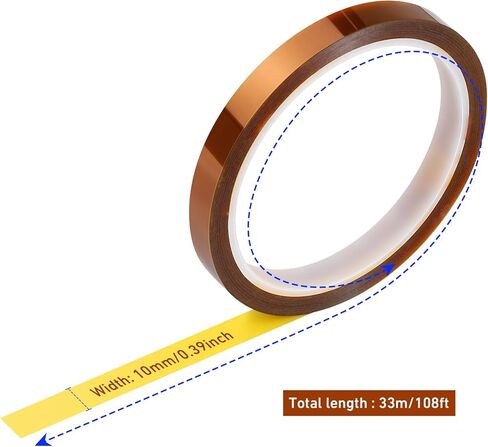 Oranllow 4 عبوات من أوراق تفلون PTFE للضغط الحراري، 16 × 12 ورقة نقل غير لاصقة، ضغط حراري مع 3 لفات شريط نقل مجموعة لمقاومة الحرارة (16 × 12 بوصة ورقة تفلون 4P وشريط حراري 10 مم) in Saudi Arabia