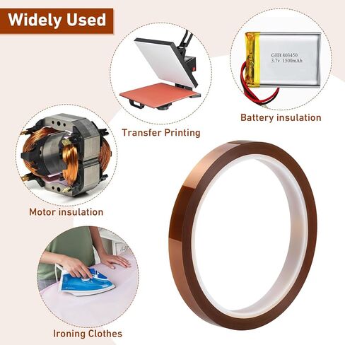 Oranllow 4 عبوات من أوراق تفلون PTFE للضغط الحراري، 16 × 12 ورقة نقل غير لاصقة، ضغط حراري مع 3 لفات شريط نقل مجموعة لمقاومة الحرارة (16 × 12 بوصة ورقة تفلون 4P وشريط حراري 10 مم) in Saudi Arabia