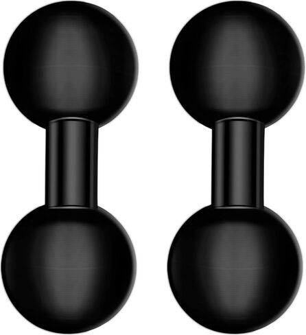 2 pcs 17mm Double Ball Mount Extension Bullet Point for Motocycle Vehicles GPS Cell Phone, Sports Electrical Device Mounts, Industry Standard Dual Ball Socket Mounting in Saudi Arabia