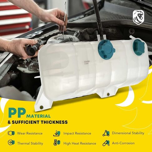 YHTAUTO Engine Coolant Recovery Overflow Reservoir Expansion Tank W/Pressurized Cap & Sensor For Volvo VN VNL VNM Diesel Truck Replace for# 8149506 in Saudi Arabia