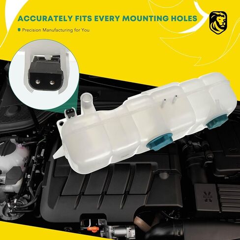 YHTAUTO Engine Coolant Recovery Overflow Reservoir Expansion Tank W/Pressurized Cap & Sensor For Volvo VN VNL VNM Diesel Truck Replace for# 8149506 in Saudi Arabia