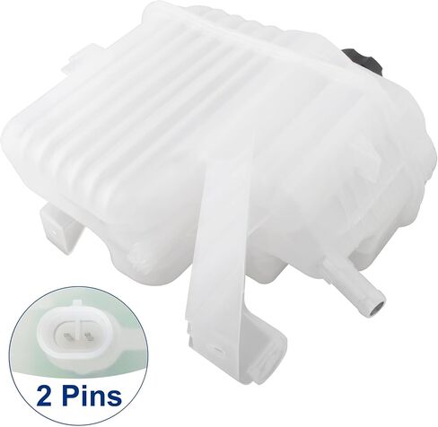 BOXI 603-008 Pressurized Coolant Reservoir with Cap Fits for Chevrolet Silverado 2500 HD 3500 HD 2013 2014 2015 2016 / for GMC Sierra 2500 HD 3500 HD 2013-2016 V8 6.6L / Replaces 23106015 13502509 in Saudi Arabia