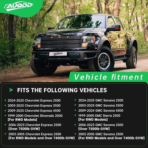 AUQDD 2 قطعة ذراع تحكم أمامي للتعليق ومفاصل كروية مناسبة لـ 2003-2025 Ch-evy Express 2500 3500/03-25 GM-C Savana 2500 3500 (OE# K641505 K641506 15049879 15049880 25793550 23428569) in Saudi Arabia