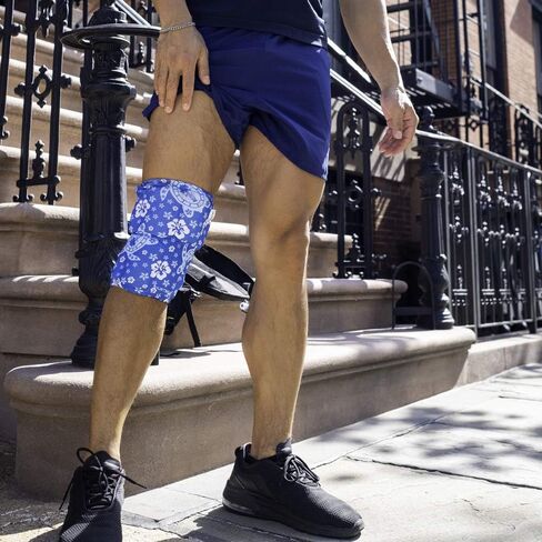 2 in 1 - Harness-Free Fashionable Cold Therapy Compression Gel Sleeve & Ice Pack Stretch-to-Fit Large (Turtle Bay) in Saudi Arabia