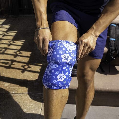 2 in 1 - Harness-Free Fashionable Cold Therapy Compression Gel Sleeve & Ice Pack Stretch-to-Fit Large (Turtle Bay) in Saudi Arabia