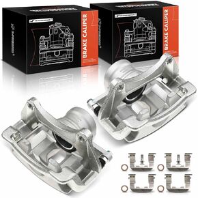A-Premium Disc Brake Caliper Assembly with Bracket Compatible with Select Kia Models - Optima 2011-2015, L4 2.0L/L4 2.4L - Front Driver and Passenger Side, 2-PC Set in Saudi Arabia