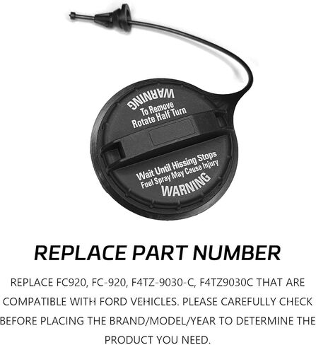 Gas Cap for Ford F150 F250 F350 Fuel Tank Cap OEM FC920 F4TZ-9030-C for Ford E150 E250 E350 E450 E550 F450 F550 Aerostar Bronco Excursion Explorer F53 F59 Chassis Ranger Windstar Econoline in Saudi Arabia