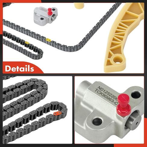 A-Premium 9-PC Engine Timing Chain Kit with Tensioner & Guide & Damper Compatible with Dodge Dart 2013 2014 2015 2016, 2.0L in Saudi Arabia
