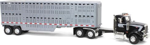 Big Farm 1/16 Peterbilt 367 Semi with Livestock Trailer and 4 Cows 47600 in Saudi Arabia