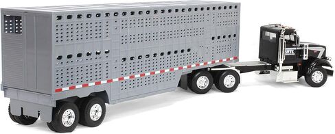 Big Farm 1/16 Peterbilt 367 Semi with Livestock Trailer and 4 Cows 47600 in Saudi Arabia