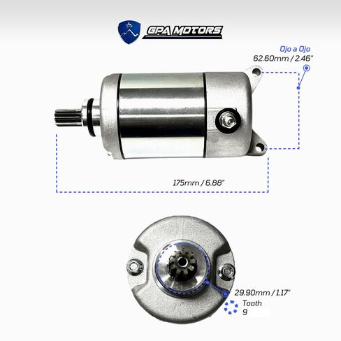 Starter Motor Fits Yamaha Virago 500 535 V Star 650 (1987-2010) in Saudi Arabia