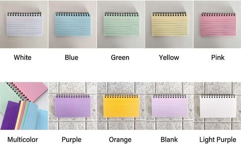 Office Horizontal Line Portable Tearable Memo Pads Notebook Notepad Coil Note Book Journal Diary Planner(Multicolor) in Saudi Arabia