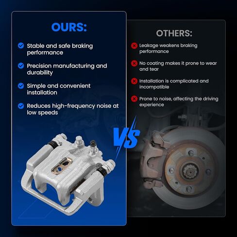 Rear Brake Caliper Assembly Replaces for 19B6887 19B6886, Compatible with Acura RDX 2013-2018 3.5L, Compatible with Honda Crosstour 2012-2015 2.4L 3.5L, CR-V 2007-2016 2.4L in Saudi Arabia