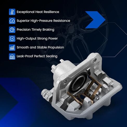 Rear Brake Caliper Assembly Replaces for 19B6887 19B6886, Compatible with Acura RDX 2013-2018 3.5L, Compatible with Honda Crosstour 2012-2015 2.4L 3.5L, CR-V 2007-2016 2.4L in Saudi Arabia