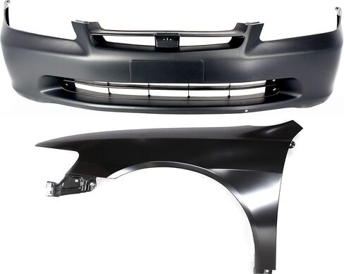 طقم غطاء مصد الصدمات Garage-Pro متوافق مع Honda Accord 1998-2000 Primed Front in Saudi Arabia