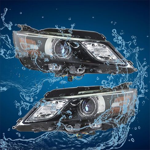 Driver Side and Passenger Side Headlights Assembly Halogen Replacement for Impala 2015-2020 Housing Black Lamp LH RH 2PCS 84178024 84178023 in Saudi Arabia