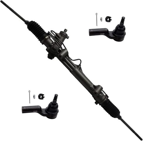 Detroit Axle - Front Steering Rack & Pinion + Outer Tie Rods Replacement for 1995-2002 Lincoln Continental - 3pc Set in Saudi Arabia
