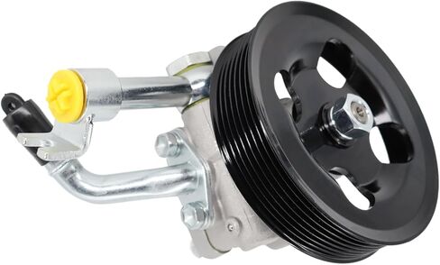 Detroit Axle - 4.0L Rack and Pinion Power Steering Pump for 2005-2019 Nissan Frontier 2005-2015 Xterra 2005-2012 Pathfinder Rack and Pinion Assembly Power Steering Pump with Pulley Replacement in Saudi Arabia
