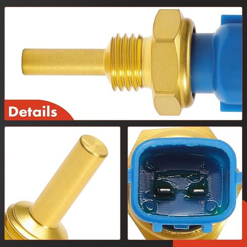 A-Premium Engine Coolant Temperature Sensor [2 Pins] Compatible with Nissan Altima, Rogue, Sentra, Versa Note, Frontier, Murano, Pathfinder, Maxima, TITAN XD, Kicks, NV3500 & Infiniti QX60, QX70, JX35 in Saudi Arabia