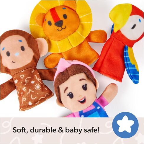 Ms. Rachel Official Sensory Learning Farm, Foldable Soft Baby Book with Plush Cow, Infant Educational Toys for Babies Ages 3 Months to 18 Months in Saudi Arabia