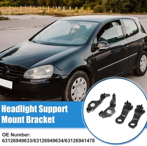 ACROPIX Front Driver and Passenger Side Headlight Bracket Headlight Support Mount Bracket Fit for BMW 525xi 2006-2007 - Pack of 4 in Saudi Arabia