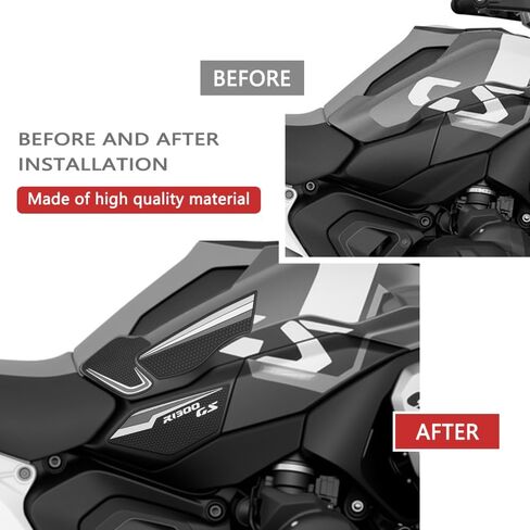 أجزاء الدراجة النارية المعدلة لـ 2025 R1300GS r1300gs: مجموعة ملصقات واقية لملصق خزان الوقود، وسادة جانبية لخزان الوقود مضادة للانزلاق 2023 2024 2025 in Kuwait