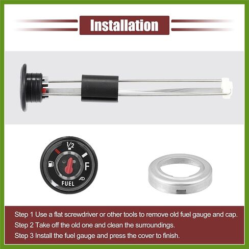 ATV Fuel Gas Tank Level Gauge Meter with Cap for Kawasaki Bayou 220 250 300 400 KLF 52005-0735 52005-1121 Gas Tank Gauge Fuel Float Gauge Replace Parts Vehicle Components in Saudi Arabia