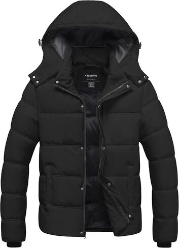 Men's Puffer Jacket Waterproof Winter Parka jacket Warm Thicken Ski Coat in Saudi Arabia