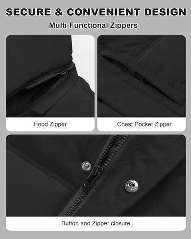 Men's Puffer Jacket Waterproof Winter Parka jacket Warm Thicken Ski Coat in Saudi Arabia