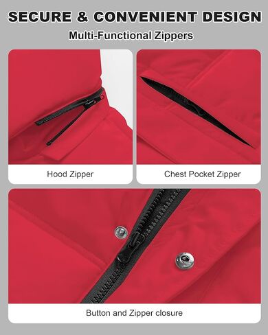 Men's Puffer Jacket Waterproof Winter Parka jacket Warm Thicken Ski Coat in Kuwait