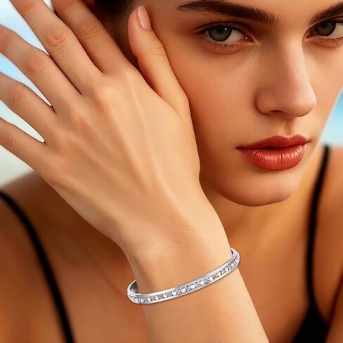 UNICRAFTALE 4Pcs 2 Colors Stainless Steel Grooved Cuff Bangles C-Shaped Blank Cuff Bangles Sets Open Blank Bracelet Hair Tie Bracelet for DIY Inlay Clay Rhinestone Pave Bangle Making in Saudi Arabia