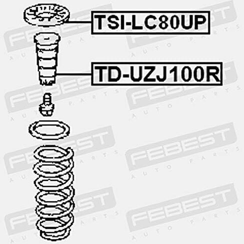 المصد الخلفي الربيع فبراير TD-UZJ100R Oem 48313-60010 in Saudi Arabia